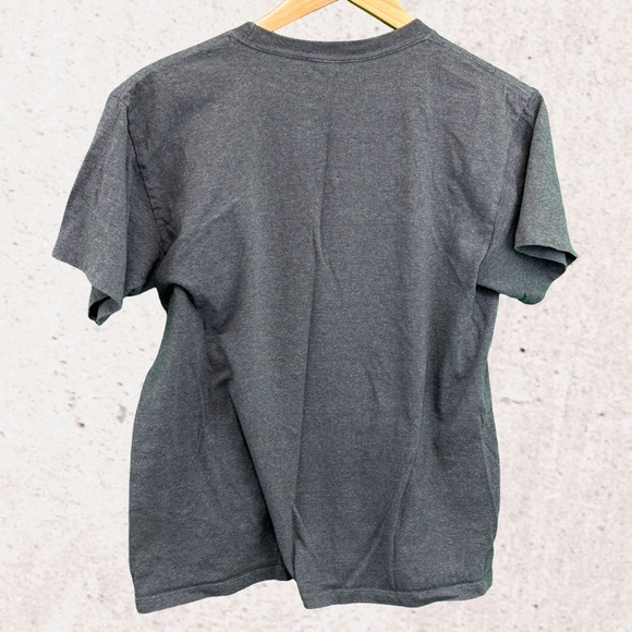 Gray Kids Tee with Headphone Print - Picture 2 of 3